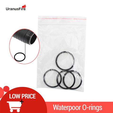 4pcs/pack Rubber Waterproof O Ring Silicone Ring Durable Lubricated Oring Seals For XHP70 LED Diving Flashlight ► Photo 1/5