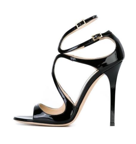 Moraima Snc Sexy  High heel Sandals Open Toe Leather cross-tied Thin Heels Woman Shoes Sexy Ankle Strap Gladiator Summer Shoes ► Photo 1/1