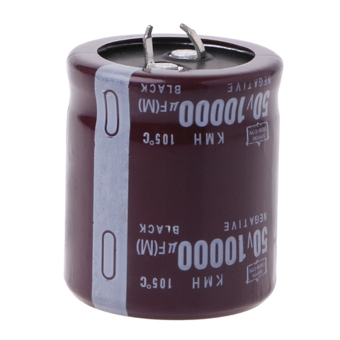 10000uF 50V 105Celsius Power Electrolytic Capacitor Snap Fit Snap In ► Photo 1/6