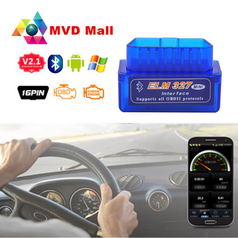 2022 Newest Super Mini ELM327 V2.1 Auto Scanner ELM 327 Bluetooth OBD2 For Android Torque OBDII Car Scan Diagnostic Tool ► Photo 1/6