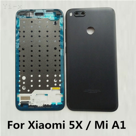 Middle Frame For Xiaomi Mi 5X Front Frame Back Battery Cover Housing For Mi A1 Mi5X MiA1 ► Photo 1/5