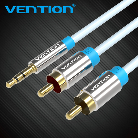 Vention RCA Cable 3.5 to 2rca audio cable rca 3.5mm Jack For phone Edifer Home Theater DVD 2RCA aux Cable male to male 1m 2m 10m ► Photo 1/6