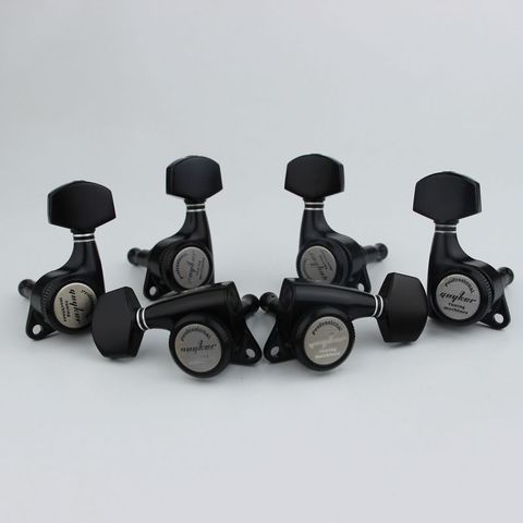GUYKER BLACK Guitar Locking Tuners Electric Guitar Machine Heads Tuners Lock Guitar Tuning Pegs ( With packaging) ► Photo 1/5