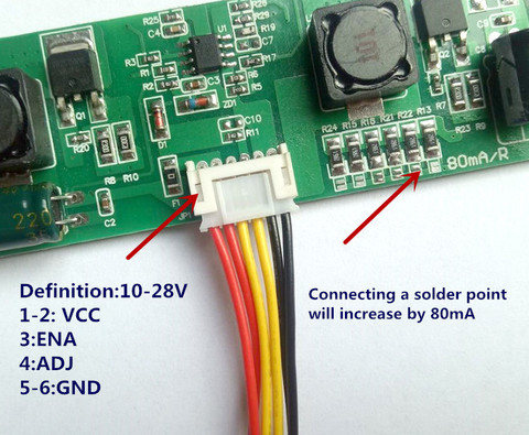 CA-266S new universal 32-65 inch LED LCD TV backlight constant current driver board 80-480mA output ► Photo 1/4
