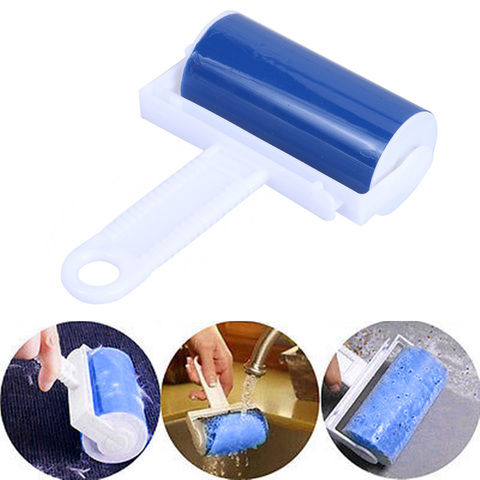 Reusable Washable Roller Dust Cleaner Lint Sticking Roller for Clothes Pet Hair Cleaning Household Dust Wiper Tools ► Photo 1/5