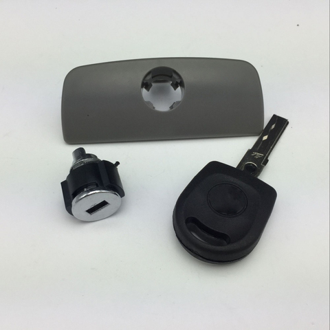 3 Pieces for VW Passat B5 Glove Box Hand-clasping Handle and Lock Actuator 06B 129 723 J 8L0 857 113 ► Photo 1/6
