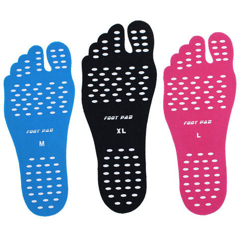 Beach Swim Pool Adhesive Anti Slip Invisible Foot Pads Insulation Protection Mats Barefoot Stick Insoles Footpads Sticker Shoes ► Photo 1/6