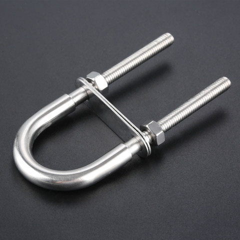 M5*78 M6*90 Yacht Bow Stern Eye U-Bolt Stainless Steel Marine Bolt Rope Rigging Replace Rowing Boats Accessories Marine U Bolts ► Photo 1/6