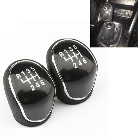 Durable New 6 Speed Manual Stick Gear Shift Knob Lever Shifter Head Handball For Hyundai IX35 2012 2013 2014 2015 2016 ► Photo 1/6