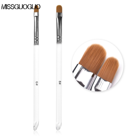 missguoguo Acrylic Nail Brush Nail Art Brush Gel Nail Brush Manicure Round Head UV Gel Polish Pen Professional Polish Tool ► Photo 1/6