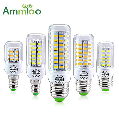 E27 LED Lamp E14 LED SMD 5730 220V Corn Light Bulbs 24 36 56 72LEDs Lamparas LED Chandelie For Home Decoration Ampoule Led Light ► Photo 1/6