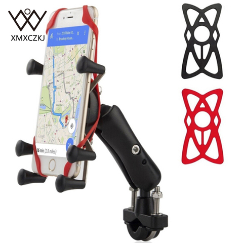 Universal Bike Bicycle Motorcycle MTB Bike Phone Holder Adjustable Rail Mount/X-Grip Phone Holder For iPhone For Samsung For GPS ► Photo 1/1