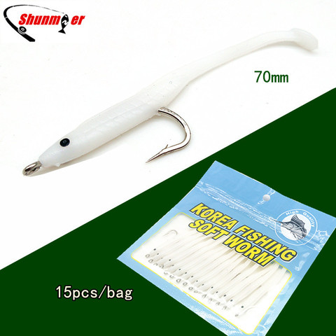 1g 70mm Eel  Soft baits Fishing Lure Pesca Peche Tackle Wobblers Fish Lures Carp Leurre Souple Isca Artificial Crankbait Pva ► Photo 1/6