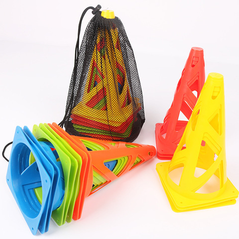 5Pcs Soccer Training Equipments Roadblocks Hollow-out Obstacle Cones for Roller Skating ► Photo 1/6