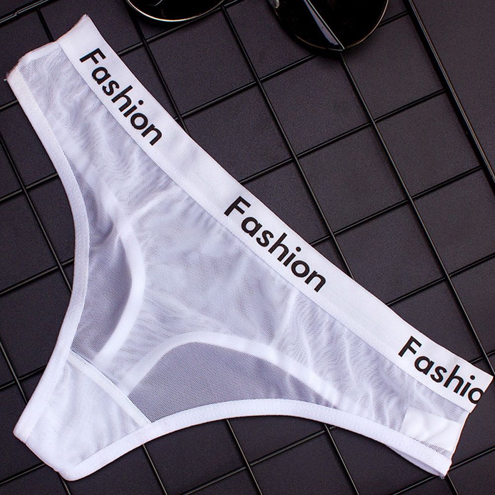 3pcs/lot Women Sexy Panties Lace Thongs Ultra-Thin mesh