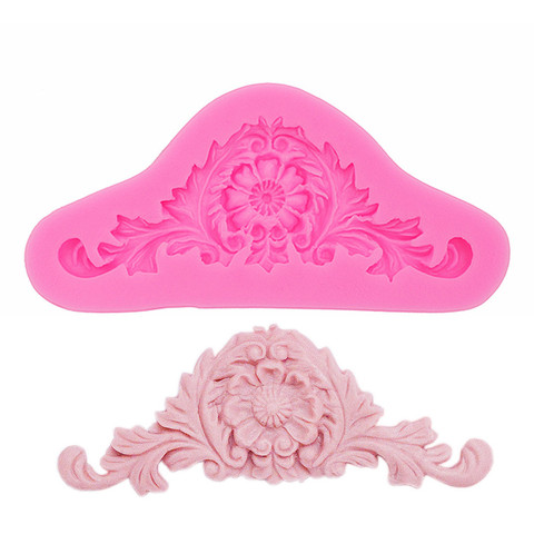 Gadgets Fondant Molds Relief Silicone mold European Retro Relief Lace Fondant Gumpaste Chocolate Candy Clay Molds ► Photo 1/4
