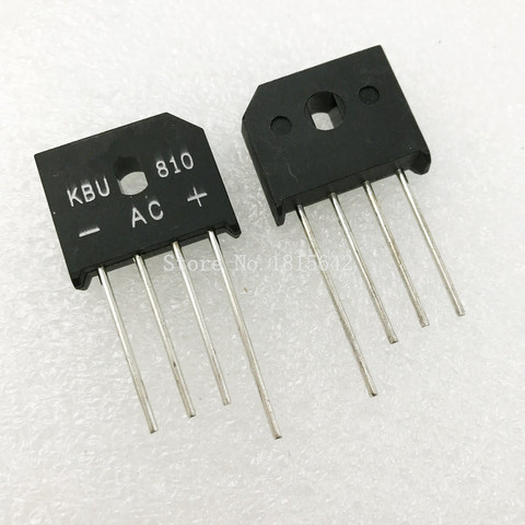 10PCS/LOT KBU810 KBU-810 8A 1000V diode bridge rectifier new and original IC ► Photo 1/2