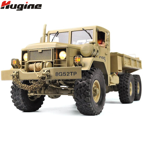 RC Truck Remote Control Vehicle Military Transporter Off-Road Monster 6WD Tactical 2.4G Rock Crawler Electronic Toys Kids Gift ► Photo 1/6