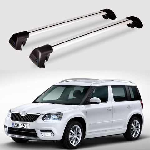 Thicken roof bar luggage rail roof rack for Skoda YETI  2014-2022,OEM model thicken aluminum alloy,supplied by ISO9001 factory ► Photo 1/1