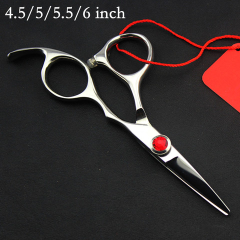 Upscale Professional Germany 440c 4.5/5/5.5/6 inch cut hair scissors cutting barber tools haircut shears hairdressing scissors ► Photo 1/6