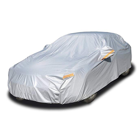 Kayme Multi-Layer Full Car Cover Waterproof All Weather With Zipper Cotton, Outdoor Rain Snow Sun uv Protection Fit Sedan Suv ► Photo 1/6