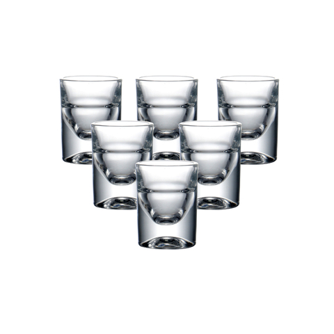 Christmas Gift 6pcs Heavy Base Whiskey Rocks Glasses Crystal Drinking Glass 