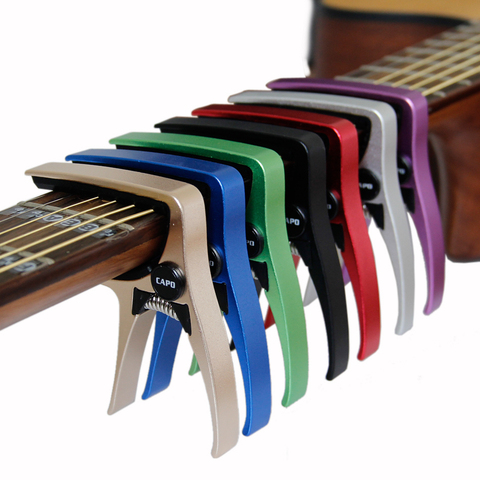 Guitar Capo for acoustic and electric guitars  Total aluminium material Guitar Accessories ► Photo 1/6