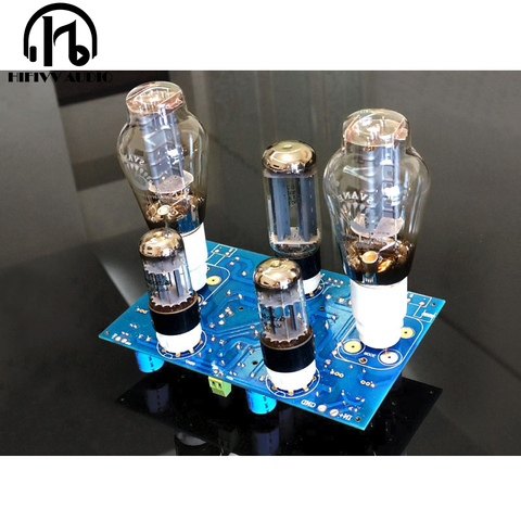Hifi amplifier 300B kit 300b tube amp kits 6SN7+5U4G 8W+8W Class A tube amplifiers ► Photo 1/6