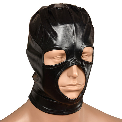 Leather Blindfold Mask Leather Fetish Mask Bdsm Mask Party 