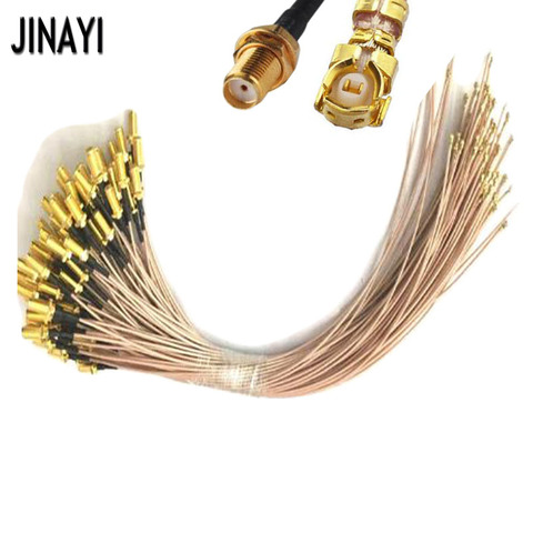 100pcs 5cm/10cm/15cm/20cm/30cm SMA Jack Female to uFL/u.FL/IPX/IPEX RF Coax Adapter Assembly RG178 Pigtail Cable ► Photo 1/3
