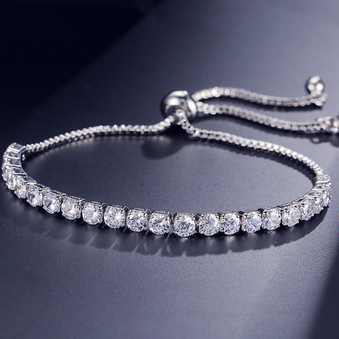 fashion trendy tennis Bracelet & bangles for wedding women Jewelry christmas party anniversay gift S4803 ► Photo 1/1