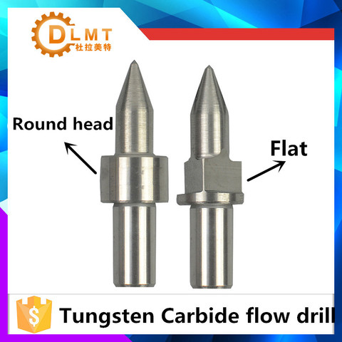 Tungsten Carbide flow drill Flat type M3 M4 M5 M6 M8 M10 M12 form drill, friction drill with flat type and thread forming tap ► Photo 1/6