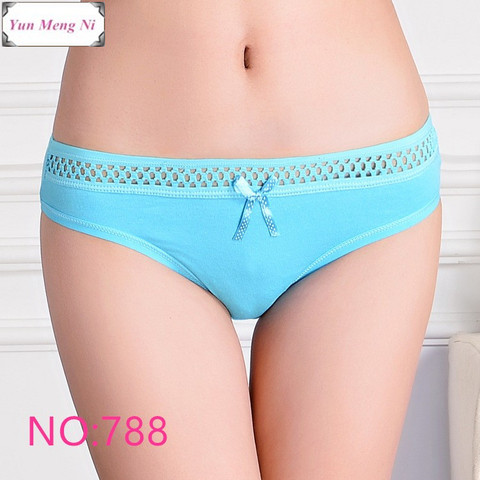 Free shipping 5pcs/lot Hot Selling Cotton women's briefs sexy low-waist panties Ladies briefs Ladies Cotton Briefs underwear ► Photo 1/6