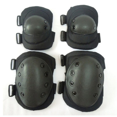 Tactical Combat Protective Knee Elbow Protector Pad Set Gear Sports Military Knee Elbow Protector Elbow & Knee Pads for Adult ► Photo 1/5