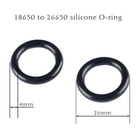 18650 to 26650 silicone o-ring ► Photo 1/1