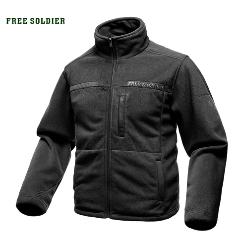 FREE SOLDIER Outdoor Sports Camping Hiking Jackets Men's Clothing Tactical Fleece Jacket Warm Fleece Coat For Men ► Photo 1/6