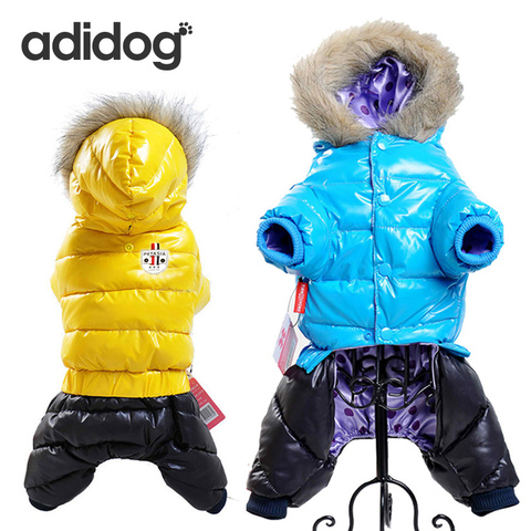 Winter Pet Dog Clothes Super Warm Down Jacket For Small Dogs Waterproof Pets Coat Cotton Hoodies For Chihuahua Puppy Clothing ► Photo 1/6