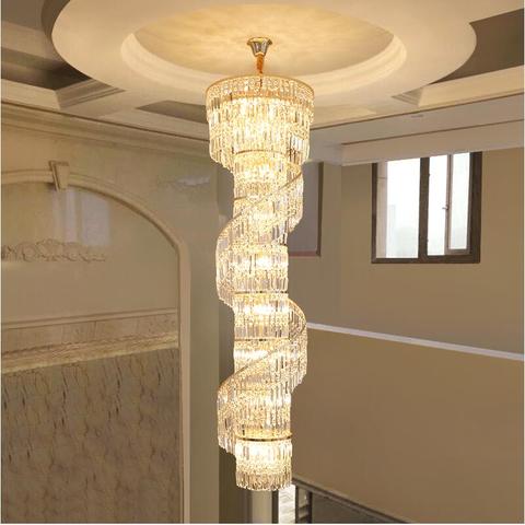 Room Lamp Large Chandelier Simple, Simple Modern Crystal Chandelier