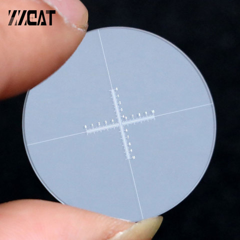 995 Universal Micrometer Cross-line Graticule Optical Microscope Reticles for Biological Student Digital Microscope ► Photo 1/6