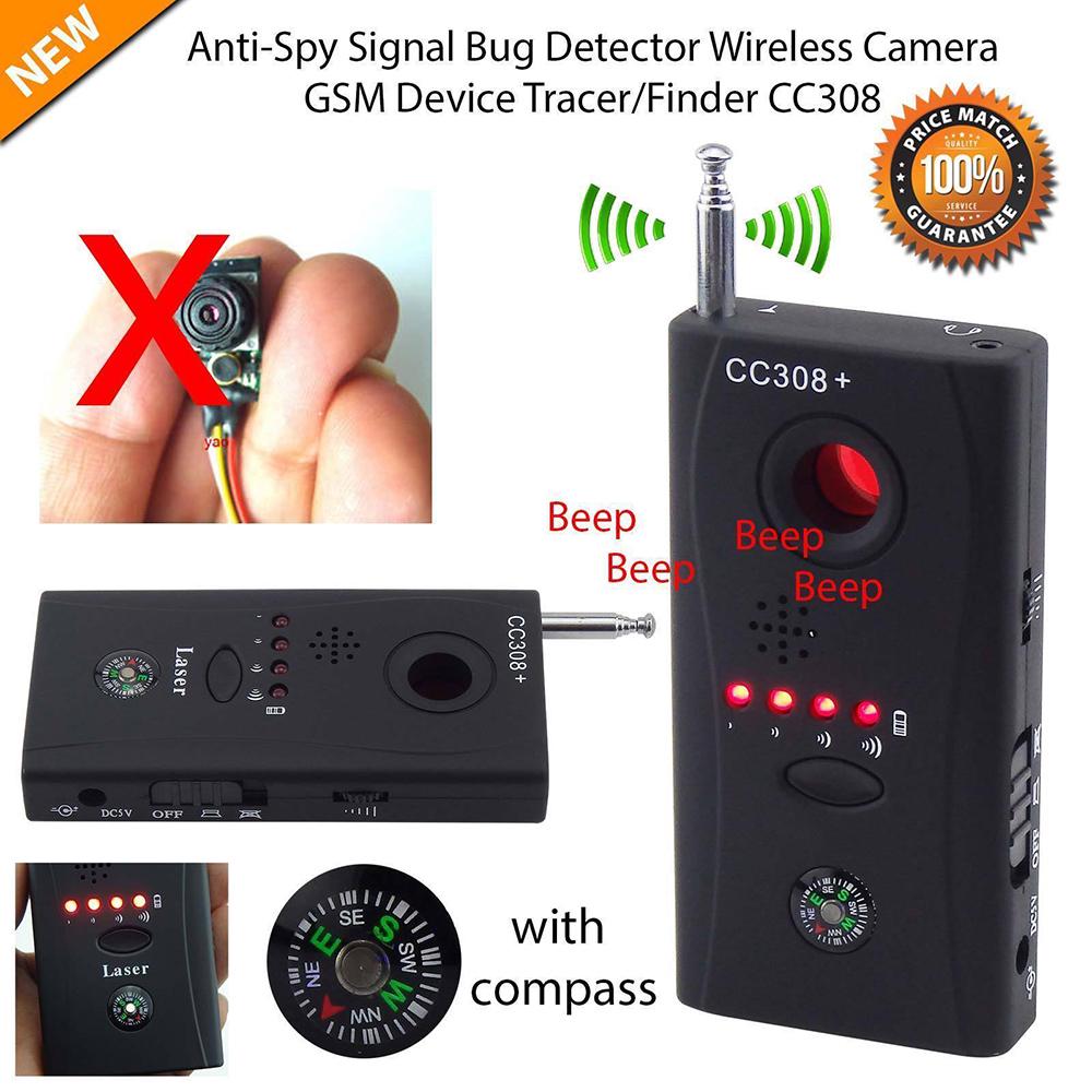 Full Range Anti - Spy Bug Detector CC308 Mini Wireless Camera Hidden Signal GSM Device Finder Privacy Protect Security ► Photo 1/6