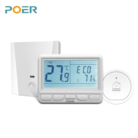 Wireless room remote Controller wifi digital Thermostat home electric Floor Heating controller 16A current with gateway ► Photo 1/4