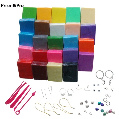 Flexible texture Prism&Pro Polymer clay tool putty  Children toy  24PC/LOT  Modeling clay Nontoxic Slime Toy artist craft clay ► Photo 1/3