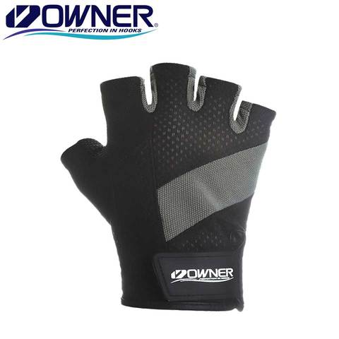 SeaKnight Sport Leather Fishing Gloves Half-Finger Breathable Anti