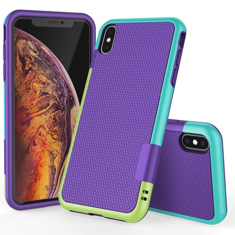 High Quality Ultra Slim Soft Rubber Silicone Phone Cases for iPhone XS Max XR X 10 8 7 6 6s Plus Rugged Armor Candy Colors Cover ► Photo 1/6