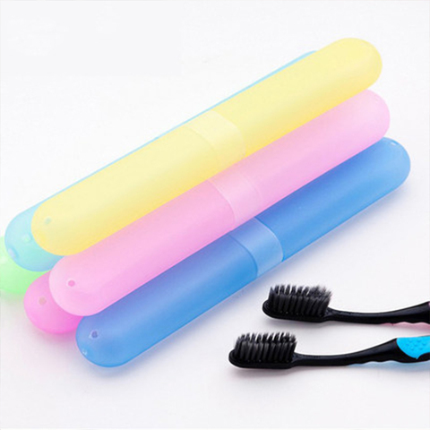 1 Pcs New Trendy Travel Hiking Camping Toothbrush Protect Holder Case Box Tube Cover Portable Toothbrushes Health Protector ► Photo 1/5