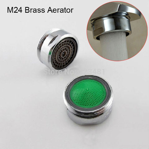 Factory M28 M24 M22 Brass water Faucet Aerator for mixer Chrome Plated male 24mm female 22mm Filter head to tap accessories ► Photo 1/6