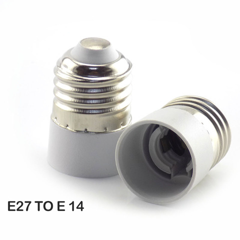 1x Converter E27 TO E14 Lamp bulb base Holder Adapter Conversion Socket ABS Material Fireproof Socket Adapter ► Photo 1/6