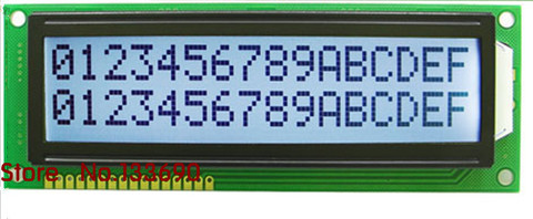 5V larger LCD 1602 16*2 16x2 largest character big size FSTN gray/blue/yellow display module 122*44mm HD44780 AC162E LMB162GBY ► Photo 1/5