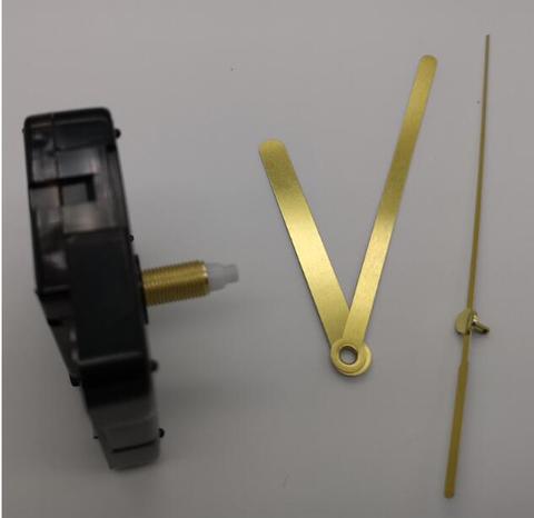 1 set DIY Silent Clock Mechanism Gold Quartz Watch Wall Clock Movement Parts Repair Replacement Tools 28mm shaft ► Photo 1/6