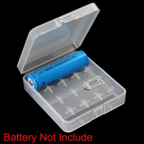 For 4 x 18650 Batteries Portable Hard Plastic Battery Case Holder Storage Box ► Photo 1/5
